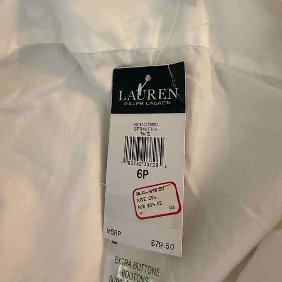Ralph Lauren Classic White Blouse - Picture 3 of 13